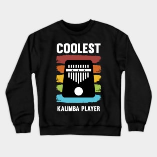 Musical Gift Kalimba Thump Piano  African Music Instrument Crewneck Sweatshirt